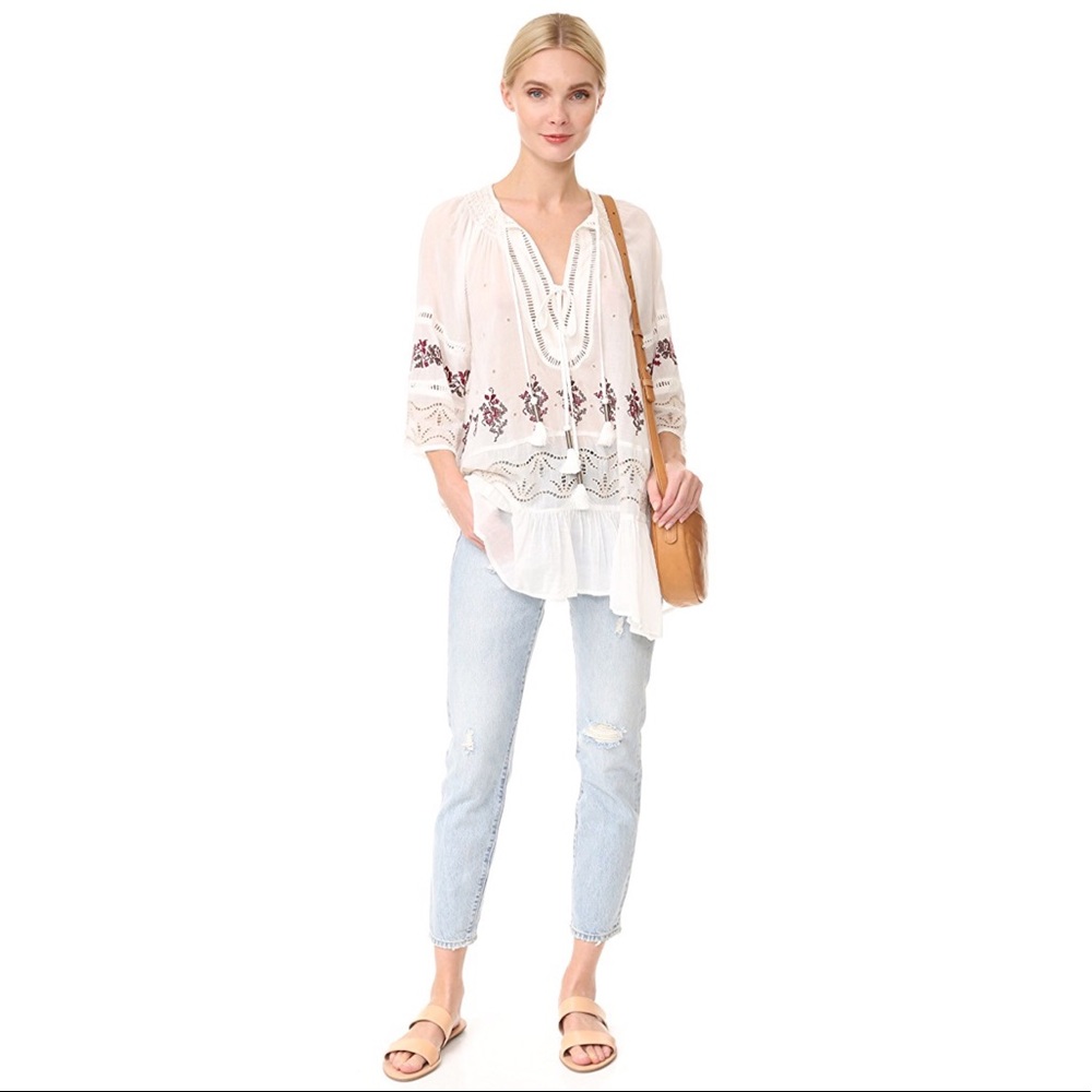 Free People Peasant Blouse